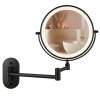 MIRROR REA GLOW BLACK LED