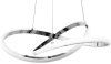 Pendant LED Lamp TOOLIGHT APP389-CP Modern Ring Chrome + remote control 1-light point 40W 44,5x44,5x9cm