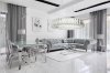 Pendant LED Lamp TOOLIGHT APP1040-CP Cristal + remote control Round 2-light points 40W 39x39x6,5-85cm