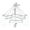PENDANT LAMP TOOLIGHT LHJ051-CP1 40 GOLD