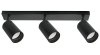 Pendant Lamp TOOLIGHT APP1243 SPOTS Metal Black GU10 3-light points