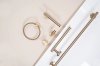 BATHROOM HANGER REA 6606A MODERN BRUSH GOLD