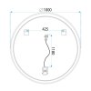 MIRROR REA HZJ 100CM LED