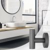 Bathroom hook hanger REA Gun Black 322230A