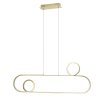Pendant LED Lamp TOOLIGHT APP809-CP Gold + remote control 1-light point 40W 34,5x90x106cm