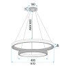 CEILING LAMP CHANDELIER TOOLIGHT APP1772-CP BRUSH GOLD