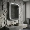 Mirror Rea Zone 80X60 Led Brush Nickel