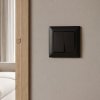 Toolight Double Switch With Frame Oste Jnh007-w Black