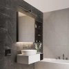 Bathroom Wall LED Light TOOLIGHT APP1343-W Black 13W 80cm