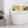 Built-in Stainless Steel Bathroom Shelf 30X45 Brushed Gold