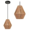 Pendant LED Lamp TOOLIGHT APP1150-1W Brown Black Metal Rope 60W