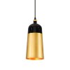 Pendant Lamp TOOLIGHT APP196 FOX B Bell Metal Black - Gold Pink E27 1-light point