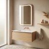 Mirror Rea Zone 70X50 Led Brush Rose Gold