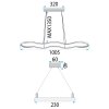 LED PENDANT LAMP TOOLIGHT LHJ027-CP 6 GOLD