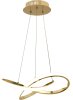 Pendant LED Lamp TOOLIGHT APP390-CP Modern Ring Gold + remote control 1-light point 40W 44,5x44,5x9cm