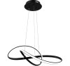 Pendant LED Lamp TOOLIGHT APP395-CP Modern Black + remote control 1-light point 40W 55x55x14,5cm
