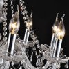 Chandelier Toolight 300750 Crystal Chrome 8-light points E14