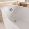 Automatic bathtub siphon Rea Chrome