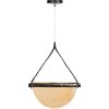 Pendant LED Lamp TOOLIGHT APP1077-CP Black Amber