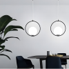CEILING LAMP CHANDELIER TOOLIGHT G110-1W BLACK WHITE