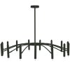 Pendant Lamp TOOLIGHT APP1196-15CP Black Metal G9 15-light points