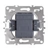 Toolight Single Switch With Frame Oste Jnh006-w Grey