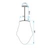Pendant Lamp TOOLIGHT APP1322-1CP E27