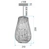 LAMP APP1635-1CP 23x20x23cm