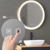 Bathroom LED Mirror REA MMJ 50cm Brushed Rose Gold