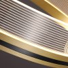 Pendant LED Lamp TOOLIGHT APP1189-CP 40cm Gold Metal Plastic 32W