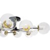 Chandelier Toolight APP1136-10C Black Gold Glass Balls E27 10-light points