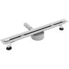 Linear drainage Rea Neo Ultra Slim Pro Nickel Brush INOX 80