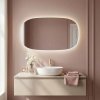 Mirror Rea Top-4 100X60 Led Transparent