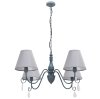Pendant Lamp TOOLIGHT APP991-4CP Cristal 4-light points E14 80x80x36-100cm