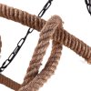 Pendant Lamp TOOLIGHT APP677-5CP Rope 5 5-light points E27 60x60x100cm