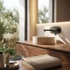 Concealed Washbasin Tap Rea Arcos Titanium