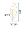 WALL LAMP TOOLIGHT G031-W GOLD