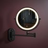 MIRROR REA GLOW BLACK LED