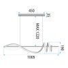 LED PENDANT LAMP TOOLIGHT LHJ041-CP 6,5 BLACK