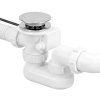 Automatic bathtub siphon Rea Chrome