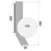 WALL LAMP TOOLIGHT APP1757-1W BLACK