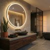 Mirror LED 80cm MMJ BRUSH SILVER