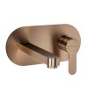 Concealed Washbasin Tap Rea Arcos Brush Copper