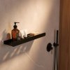 Bathroom Shelf Sf03 60Cm Black Matt