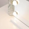 MIRROR REA HOLLYWOOD WHITE 80X60 LED