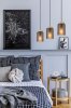 CEILING LAMP CHANDELIER TOOLIGHT APP1812-3CP GREY
