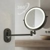 MIRROR REA GLOW BLACK LED