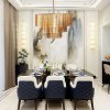 CEILING LAMP CHANDELIER TOOLIGHT APP1677-8CP BROWN