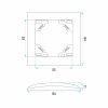 Toolight Single Socket Frame Oste Jnh013-1f Black