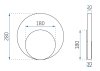 Wall Light Toolight APP992-W G4 gold / black